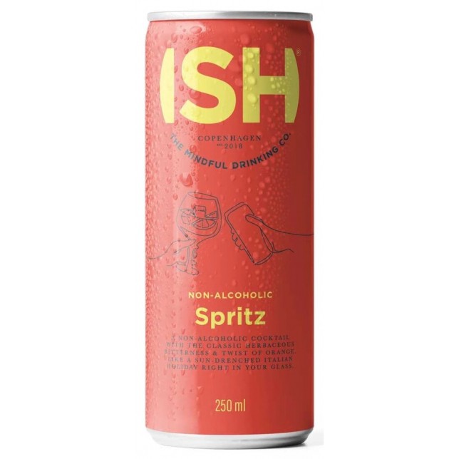 ISH Spritz Alkoholfri Premixed-Cocktail 0,2% 25 cl. (dåse)