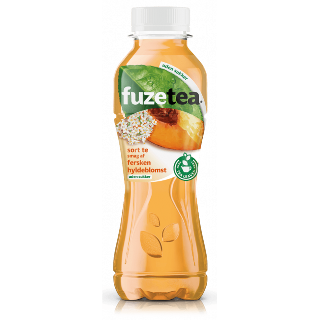 Fuze Tea Peach Elderflower no sugar 12x40 cl. (PET-flaske)