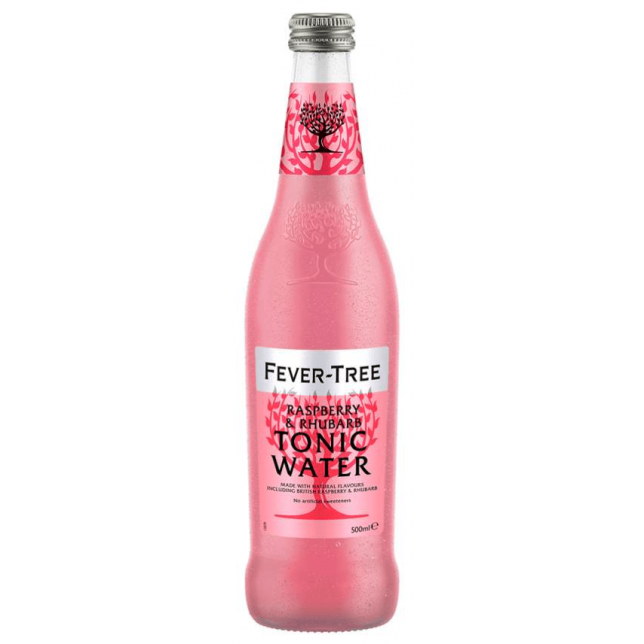 Fever Tree Rhubarb & Raspberry Tonic 50 cl. (flaske)