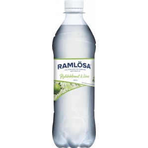 Ramlösa Hyldeblomst & Lime m/brus 24x50 cl. (PET-flaske)