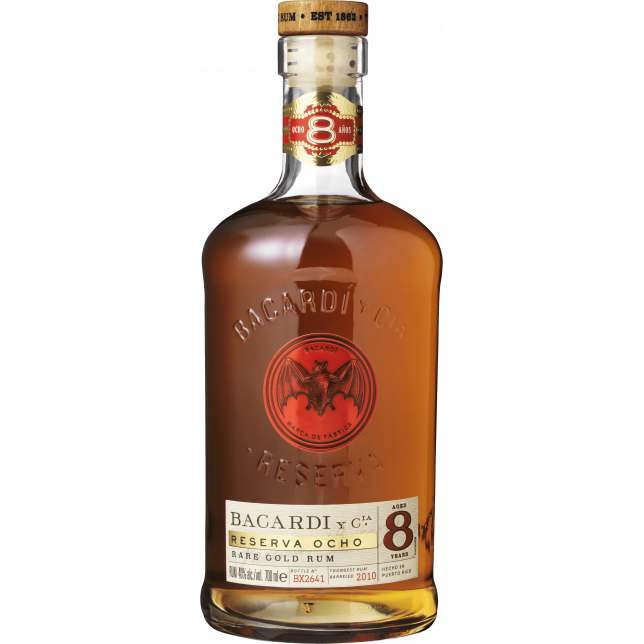 Bacardi Reserva Ocho 8 års Rom 40% 70 cl.