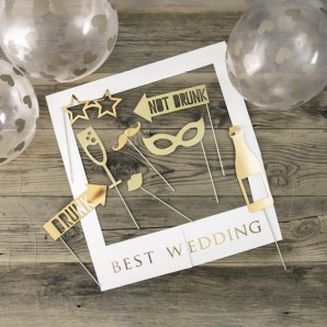 Selfie Fotoramme “Best Wedding” Sæt