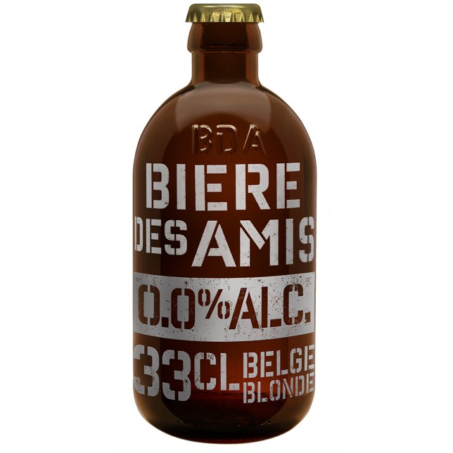 Biere Des AMIS Alkoholfri Øl 0% 33 cl. (flaske)