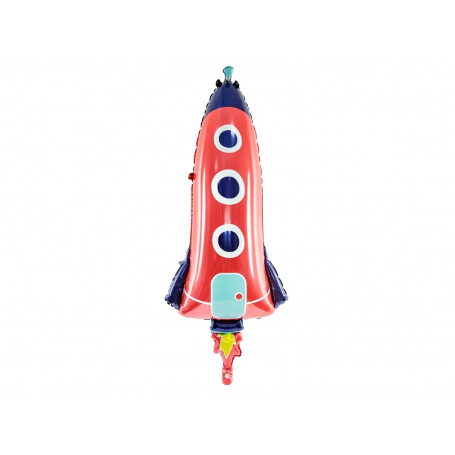 Raket Folieballon 44x115 cm. 1 stk.