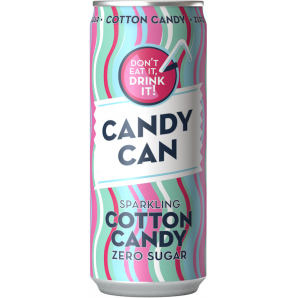 Candy Can Sparkling Cotton Candy Sukkerfri Sodavand 33 cl. (dåse)