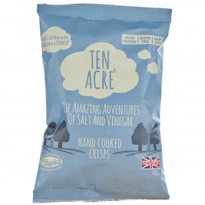 Ten Acre Salt & Vinegar Chips 24x40 g.
