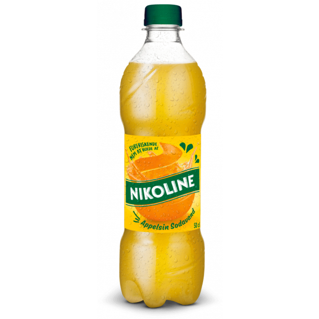 Nikoline Appelsin 24x50 cl. (PET-flaske)