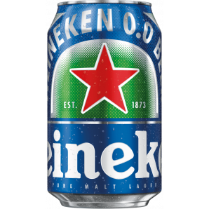 Heineken Alkoholfri 0,0% 24x33 cl. (dåse)