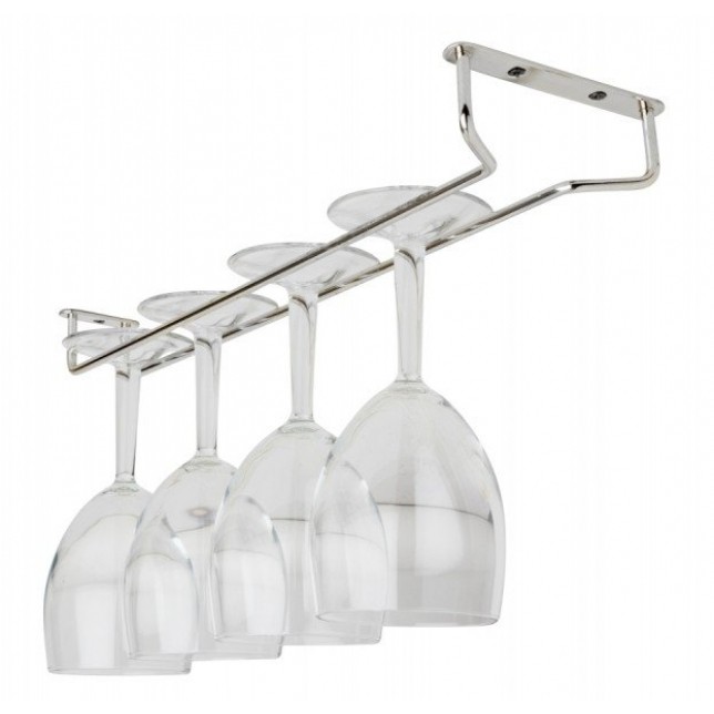Glasrack Ophæng Chrome 40 cm.