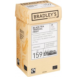 Bradley's Black Tea Tropical Fruit ØKO 25 stk. (tebreve)