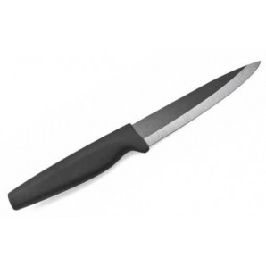 Barkniv Keramisk Sort med hylster 10 cm.