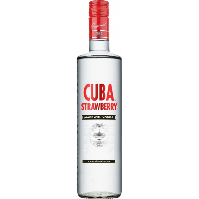 CUBA Strawberry Vodka 30% 70 cl.