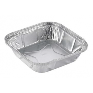Alubakke 542 ml. 153x153x34 mm. 100 stk.