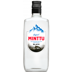 Minttu Black Shot 35% 50cl.