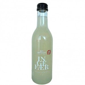Bies Ingefærbrus Sodavand ØKO 24x25 cl. (flaske) MHT 23-09-2023