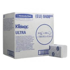 Toiletpapir Kleenex Bulk 2-lag 18,6x11 cm. 36x200 stk.