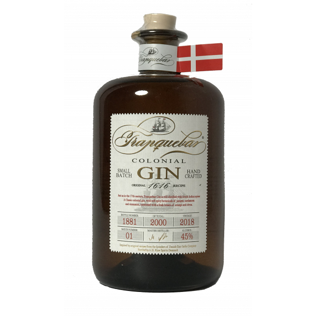 Tranquebar Colonial Dry Gin 45% 70 cl.