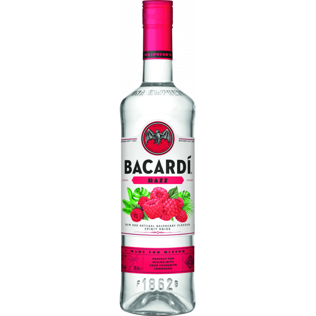 Bacardi Razz Rom 32% 70 cl.