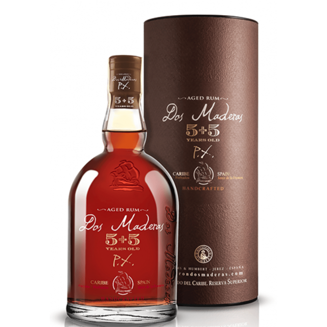 Dos Maderas Caribbean triple Aged 5+5 års Rom 40% 70 cl. (Gaveæske)