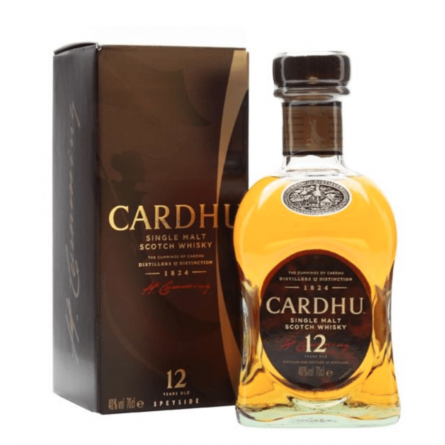 Cardhu 12 års Single Malt Scotch Whisky 40% 70 cl. (Gaveæske)