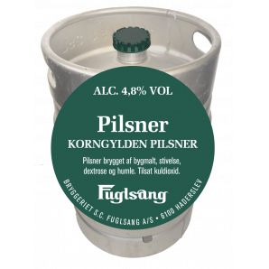 Fuglsang Pilsner ØKO 4,8% 20 L. (fustage)