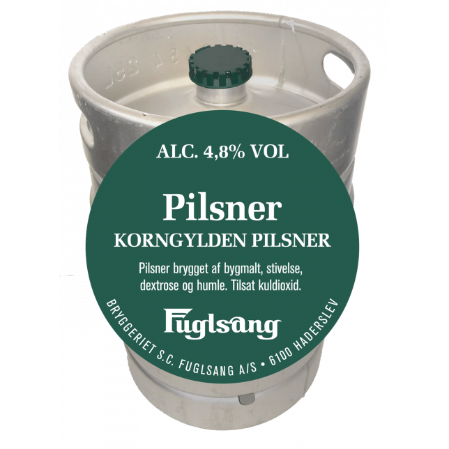 Fuglsang Pilsner ØKO 4,8% 20 L. (fustage)