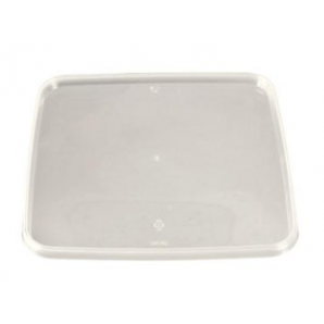 Låg til Plastbøtte 129x129x8,5 mm. 12 stk.