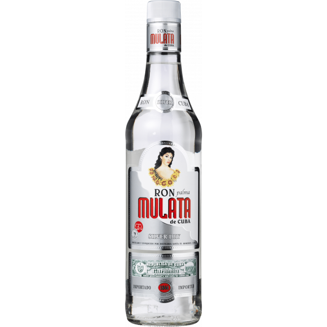 Mulata Silver Dry Rom 38% 70 cl.