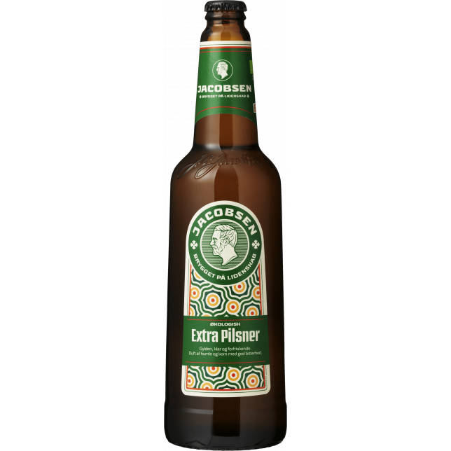 Jacobsen Extra Pilsner ØKO 5,5% 6x75 cl. (flaske)