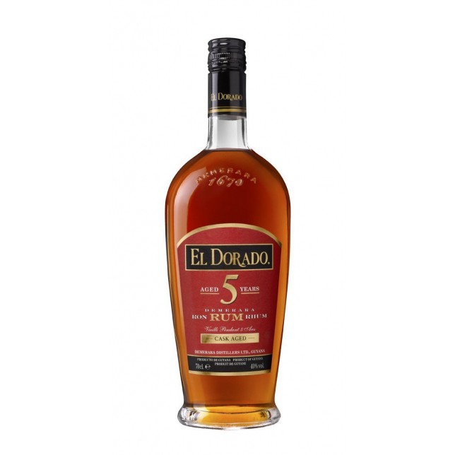 El Dorado 5 års Rom 40% 70 cl.