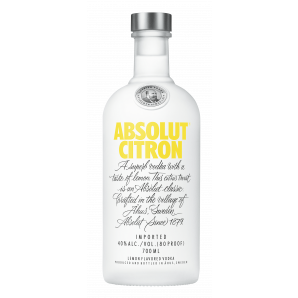 Absolut Citron Vodka 40% 70 cl.