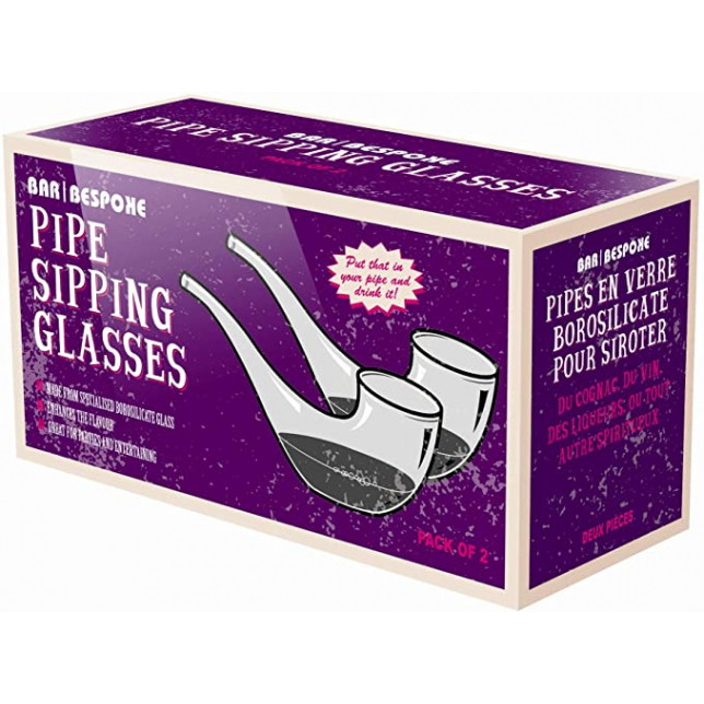 Bar Bespoke Pipe Sipping Glas 7,5 cl. 2 stk.