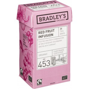 Bradley's Red Fruit Infusion ØKO 25 stk. (tebreve)