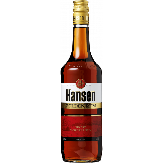 Hansen Golden Rom 37,5% 70 cl.