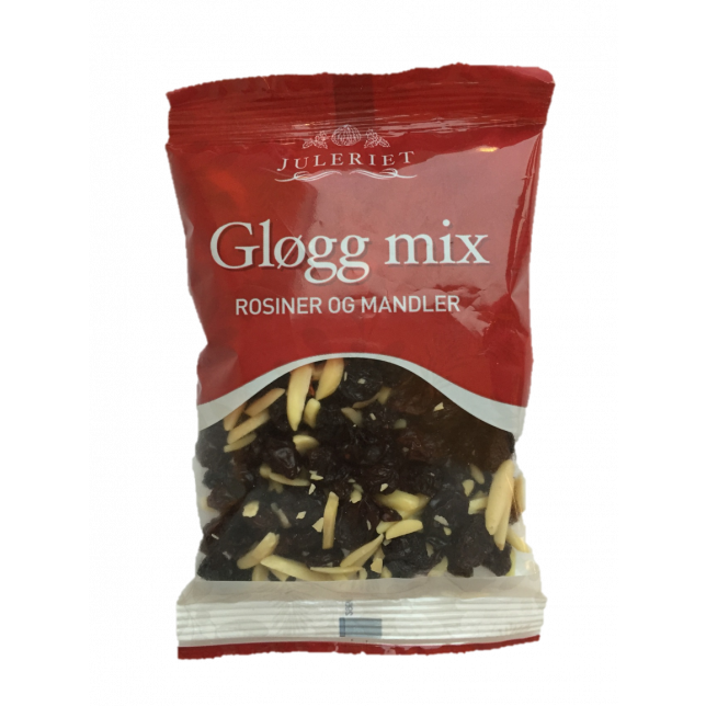 Gløgg Mix Rosiner og Mandler 100 gr.
